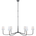 Kairos Chandelier - Aged Iron / Linen