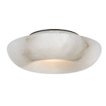 Cappello Ceiling Flush Light - Bronze / Alabaster