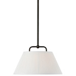Serrato Pendant - Bronze / Silk Pleat