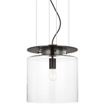 Elias Floating Pendant - Bronze / Clear