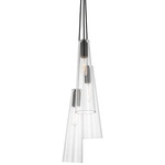 Osvaldo Multi Light Pendant - Bronze / Clear
