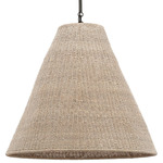 Goodman Pendant - Bronze / Ash Rattan