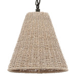 Goodman Pendant - Bronze / Ash Rattan