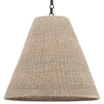 Goodman Pendant - Bronze / Ash Rattan