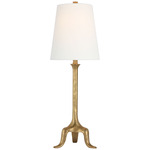 Mathilde Table Lamp - Hand-Rubbed Antique Brass / Linen