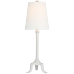 Mathilde Table Lamp - Plaster White / Linen