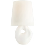 Adria Table Lamp - Plaster White / Linen
