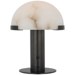 Melange Rechargeable Table Lamp - Bronze / Alabaster