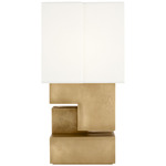 Nucleo Table Lamp - Museum Brass / Linen