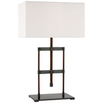 Alda Adjustable Table Lamp - Bronze / Linen
