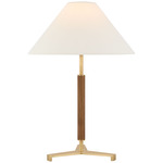 Amaya Table Lamp - Antique Burnished Brass / Linen