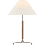 Amaya Table Lamp - Polished Nickel / Linen