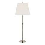 Wyatt Buffet Table Lamp - Polished Nickel / Linen