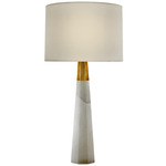 Olsen Cordless Table Lamp - Alabaster / Linen