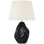 Rocco Table Lamp - Black / Linen