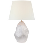 Rocco Table Lamp - White / Linen