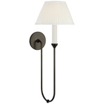 Ingela Wall Sconce - Modern Iron / Silk Pleat