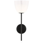 Brisa Torch Wall Sconce - Bronze / White Strie
