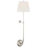 Wyatt Wall Sconce - Polished Nickel / Linen