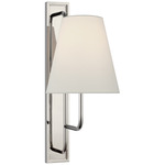 Rui Wall Sconce - Polished Nickel / Linen