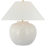 Casey Table Lamp - Ivory / Linen