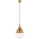 Bernard Pendant - Hand-Rubbed Antique Brass / White