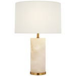 Lineham Cordless Table Lamp - Alabaster / Linen