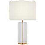 Lineham Cordless Table Lamp - Hand-Rubbed Antique Brass / Linen