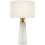 Olsen Cordless Table Lamp - Alabaster / Linen