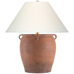 Fasano Table Lamp - Natural Terracotta / Linen