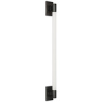 Hawthorne Bracket Bathroom Vanity Light - Bronze / White
