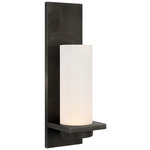 Cornado Indoor / Outdoor Wall Sconce - Museum Bronze / Etched Crystal