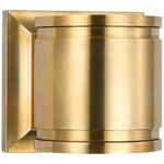Provo Canister Outdoor Wall Light - Antique Burnished Brass