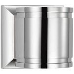Provo Canister Outdoor Wall Light - Polished Nickel