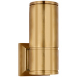 Provo Single Canister Outdoor Wall Light - Antique Burnished Brass
