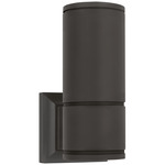 Provo Single Canister Outdoor Wall Light - Matte Black