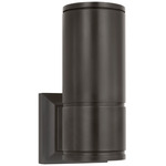 Provo Single Canister Outdoor Wall Light - Bronze