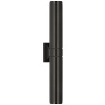 Provo Double Canister Outdoor Wall Light - Matte Black