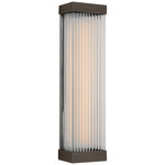Vance Wall Sconce - Bronze / Clear
