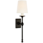 Classic Tail Wall Sconce - Bronze / Linen