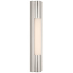 Ellington Bathroom Vanity Light - Polished Nickel / White