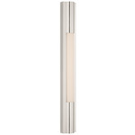 Ellington Bathroom Vanity Light - Polished Nickel / White