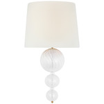 Talia Shade Wall Sconce - Gild / Linen