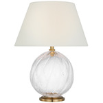 Talia Cordless Table Lamp - Clear / Linen