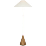 Zealous Floor Lamp - Museum Brass / Linen