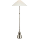 Zealous Floor Lamp - Museum Nickel / Linen