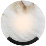 Melange Disc Wall Sconce - Bronze / Alabaster