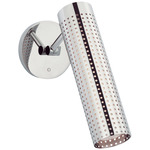 Precision Articulating Wall Sconce - Polished Nickel / White Glass