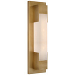 Covet Bracket Bathroom Vanity Light - Antique Burnished Brass / Alabaster