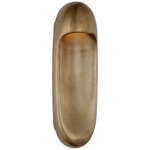 Esculpa Elongated Outdoor Wall Light - Museum Brass